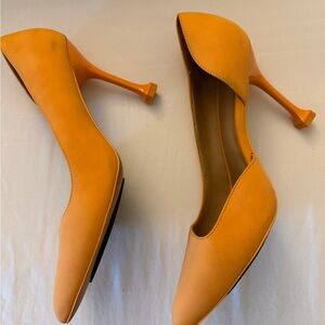 Call It Spring Vibrant Orange Heels